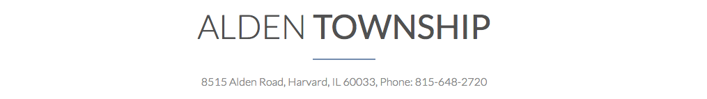 ALDEN TOWNSHIP